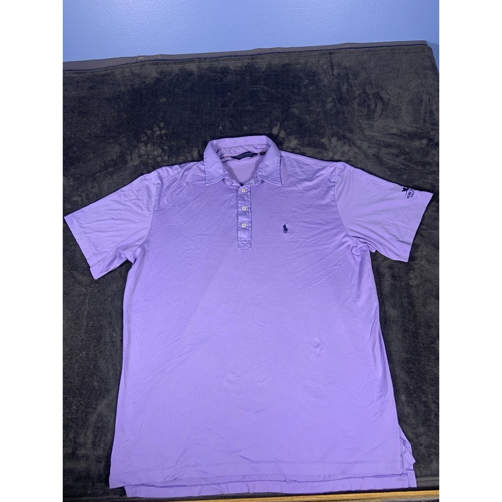 Polo Ralph Lauren Golf Short Sleeve Performance Shirt Little Pony Lavender Sz XL